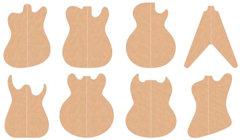 Guitar Body Templates | TUTORE.ORG - Master of Documents