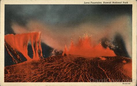 Lava Fountains, Hawaii National Park Hawai‘i Volcanoes National Park ...