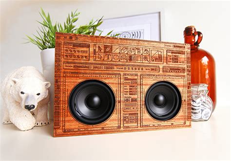 Wooden Boombox