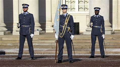 Officers graduate from the Royal Air Force College Cranwell near Grantham