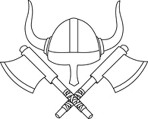 viking helmet outline - Clip Art Library