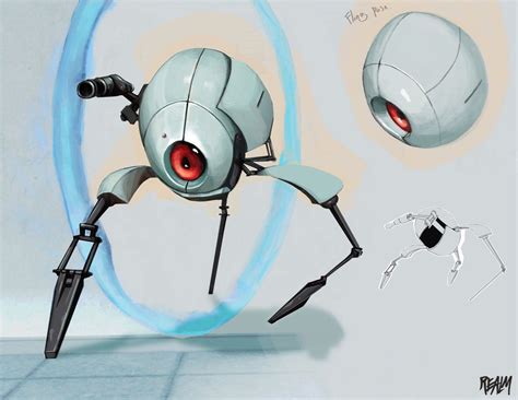 Portal 2 Concept Art | Dibujos, Juegos y Cristales