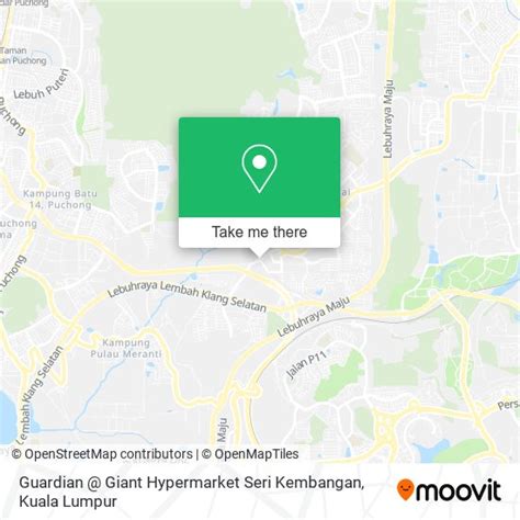 How to get to Guardian @ Giant Hypermarket Seri Kembangan in Puchong by ...