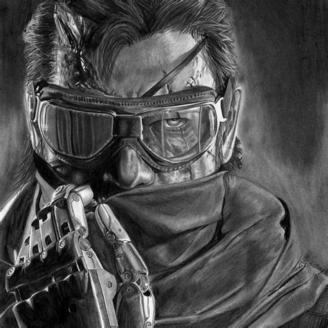 Mgs 5 venom snake pencil sketch | Snake metal gear, Metal gear, Big boss metal gear