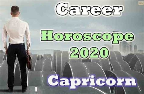 Capricorn Career Horoscope 2020 Predictions - AstroKapoor