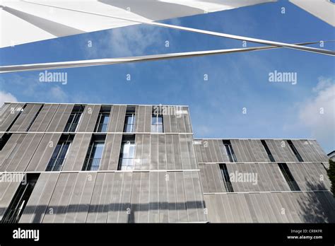 Newly constructed Faculty of Architecture, Bauhaus-University Weimar, Weimar, Thuringia, Germany ...