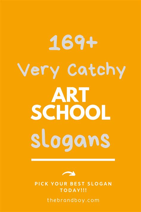 999+ Art Slogans And Taglines With (Generator + Guide) | School slogans ...