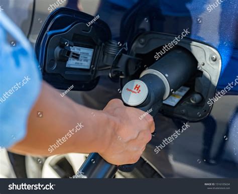 stock-photo-refueling-the-car-with-hydrogen-at-a-hydrogen-fuel-station ...