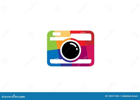 Creative Colorful Abstract Camera Logo Design Symbol Vector Illustration Stock Vector ...