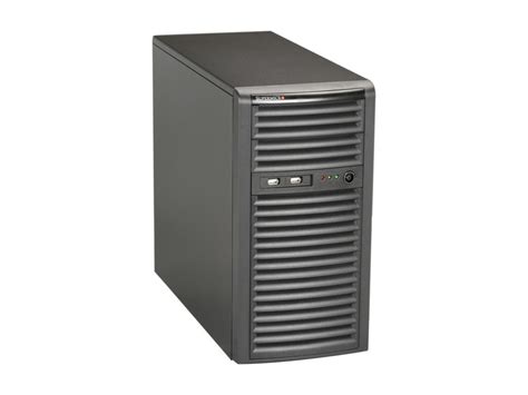 SUPERMICRO CSE-731i-300B Black Mini-Tower Server Case - Newegg.com