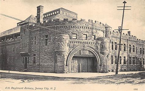 4th Regiment Armory Jersey City, New Jersey NJ Postcard | OldPostcards.com