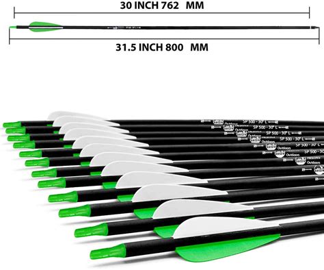 Archery Carbon Hunting Arrows for Compound & Recurve Bows | Etsy