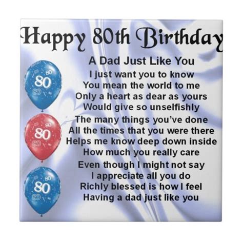 a birthday card with balloons and the words happy 80th birthday