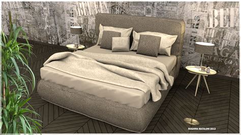 SKETCHUP TEXTURE: SKETCHUP 3D MODEL DOUBLE BED #6