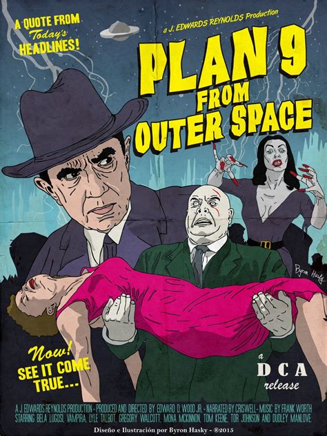 Plan 9 from Outer Space (or Grave Robbers from Outer Space) - 1959 - Directed by Edward D. Wood ...