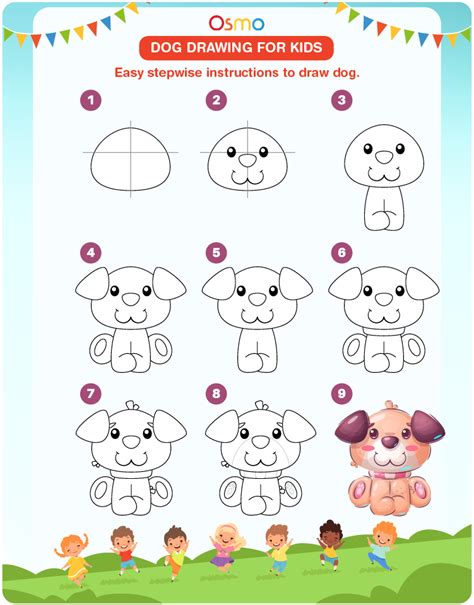 Dog Drawing For Kids