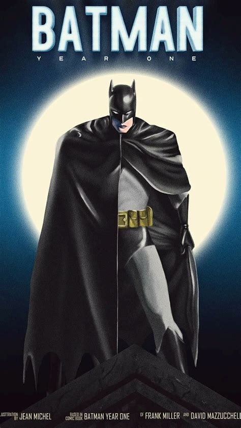 Batman Year One by Jean Michel | Batman year one, Batman, Dc comics heroes