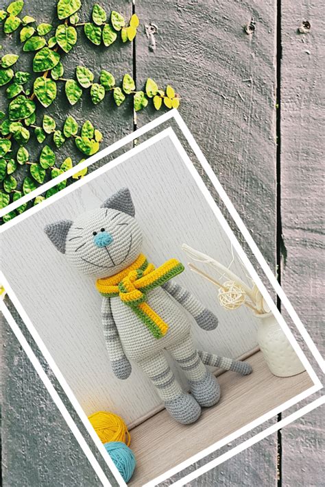 Crochet Cat Pattern, Crochet Animal Patterns, Stuffed Animal Patterns ...