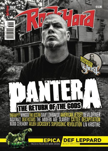 Phil Anselmo, Rock Hard Magazine May 2023 Cover Photo - Italy