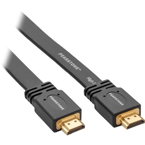 Pearstone Flat High-Speed HDMI Cable with Ethernet (15')