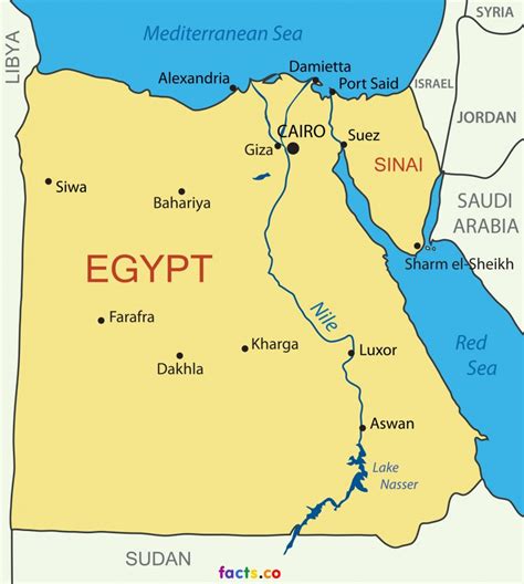 Printable Map Of Egypt - Free Printable Maps