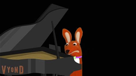 (READ THE DESCRIPTION) Baby Bach (2008) - Baby Bach the Orange Bunny plays the Piano scene - YouTube