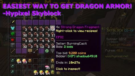 Dragon Armor Hypixel Skyblock Ranking - 30.10.2019 · ranking the dragon ...