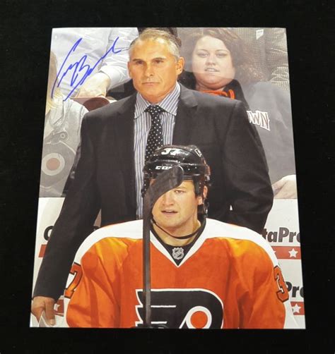 Philadelphia Flyers Craig Berube Autographed Photo - Carls Cards ...