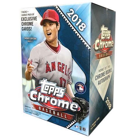 18 Topps Chrome MLB Baseball Value Box Trading Cards - Walmart.com