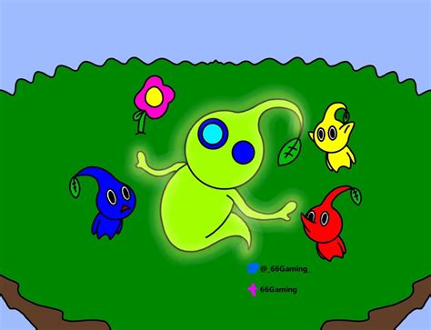 Glow pikmin by 66Gaming on Newgrounds