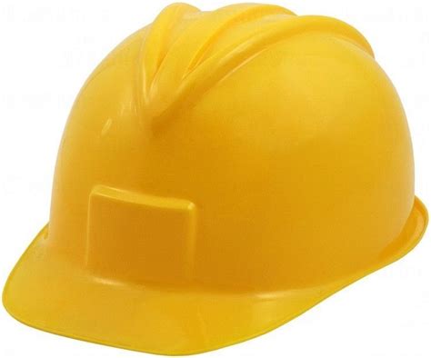 Construction Hat Helmet Yellow Hard Plastic Worker Miner Hardhat Adult ...