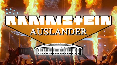 RAMMSTEIN - AUSLANDER - LIVE IN MOSCOW 2019 - YouTube