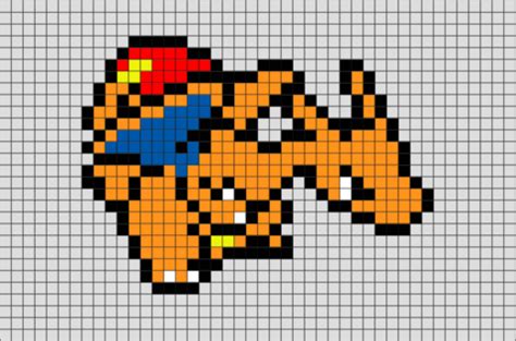 Charizard Pokemon Pixel Art | Dibujos en cuadricula, Arte pixel, Pyssla pokemon