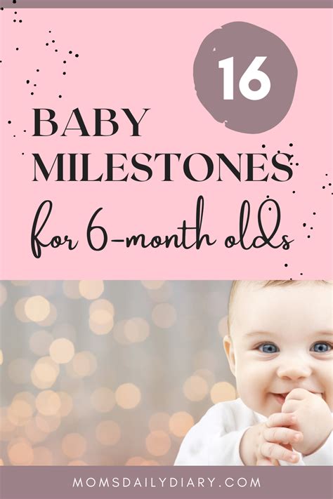 6 month development milestones – Artofit