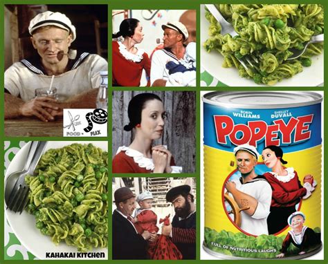 Kahakai Kitchen: Pasta with Sweet Peas and Spinach Pesto for Food 'n Flix: July: "Popeye" {# ...