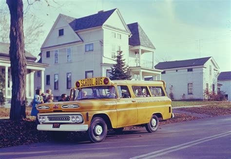 1962 Chevrolet Suburban School Bus | Transportmittel, Busse, Hwr