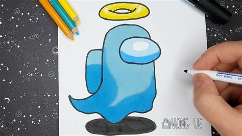 Among Us How To Draw Ghost