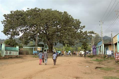 Street in Jinka Town in Ethiopia. Editorial Photo - Image of travel, city: 231078371