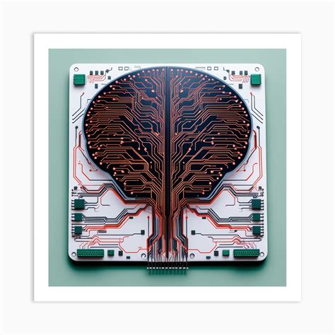 Circuit Board 3 Art Print by Artists From The Future - Fy