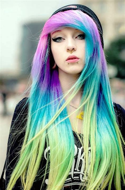 how to be emo style Emo girls girl cute hairstyles hair scene sexy long ...