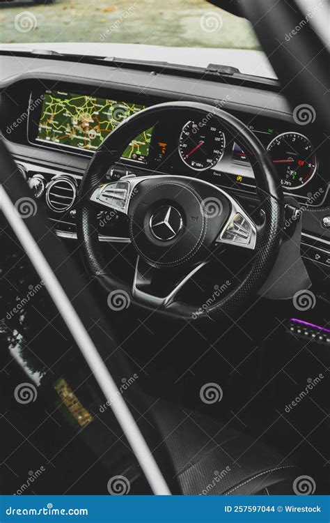 Mercedes C-Class Interior editorial stock image. Image of interior ...