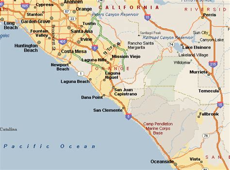 Dana Point California Map | Map Of Zip Codes