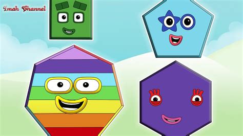 Numberblocks - Number Shapes | Full Episodes Shapes 2d | Learn to Draw ...