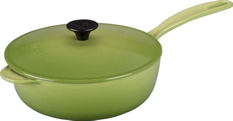 Le Creuset Enameled Cast-Iron 2-1/4-Quart Saucier Pan, Palm: Amazon.co.uk: Kitchen & Home