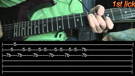 Highway To Hell Guitar Solo Lesson - AC/DC(with tabs) - YouTube