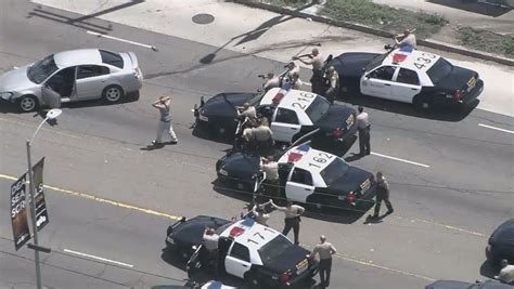 WATCH: Helicopter captures wild CA police chase