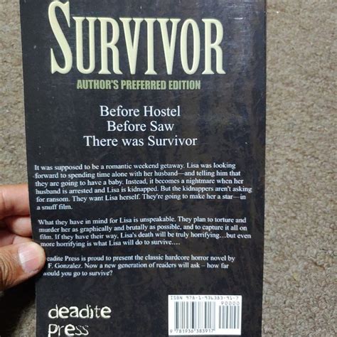 Survivor by J. F. Gonzalez