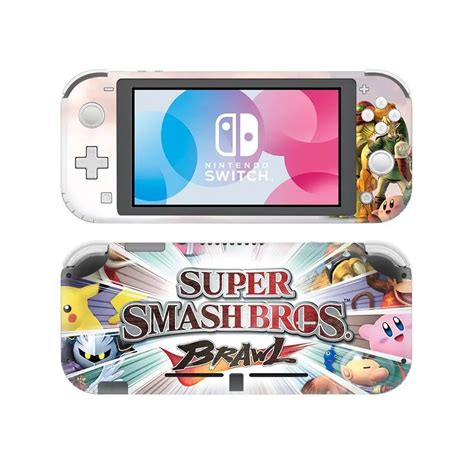 Super Smash Bros Skin Sticker Decal For Nintendo Switch Lite Console ...