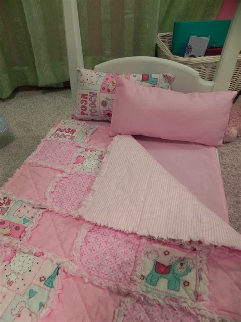 Shady Tree Diary: {Doll Bed Rag Quilt}