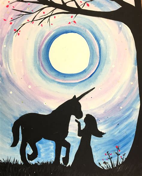 Unicorn Princess Canvas Painting Kit